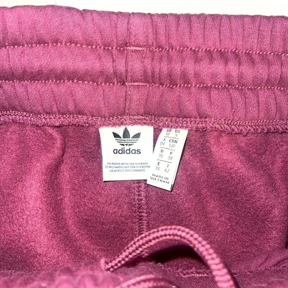 Adidas Jogger Sweatpants Size S Eggplant Color - Picture 4 of 4